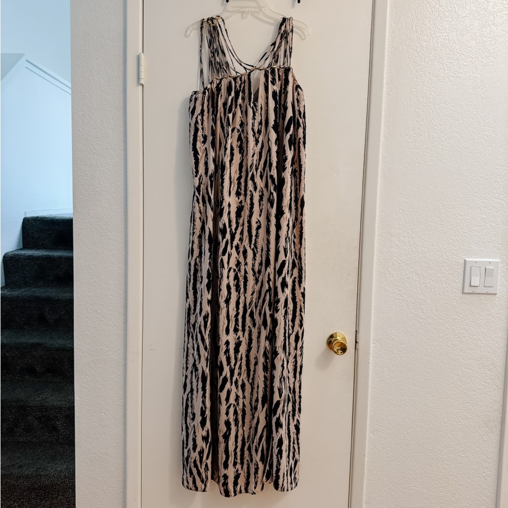 BCBGmaxazria Animal Print Maxi Dress